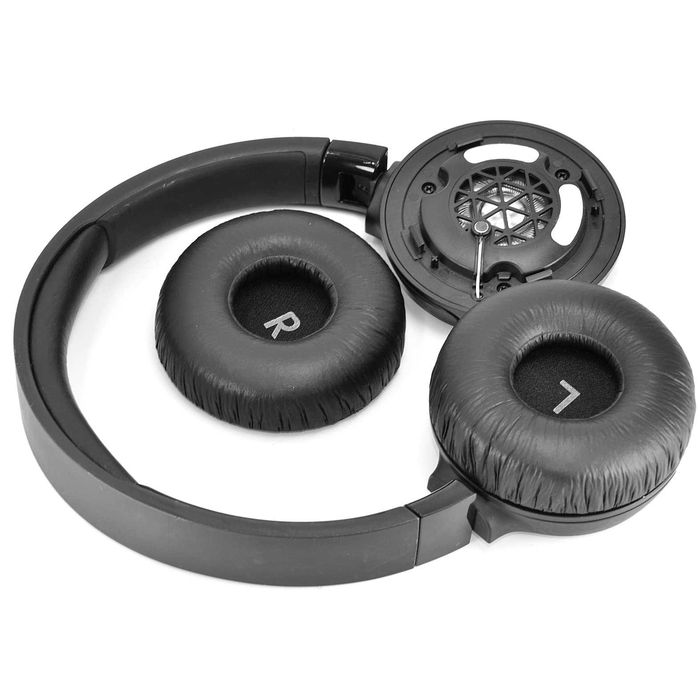 Set 2 bureti + Banda superioara pentru casti JBL Tune 680NC / Tune 670NC / Tune 660NC / Tune 600BTNC / Tune 600BT - Spuma cu memorie - Piele ecologica
