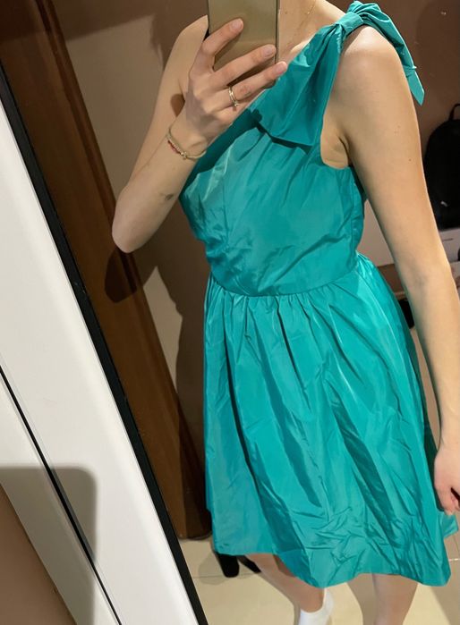 Къса рокля тюркоаз М/38