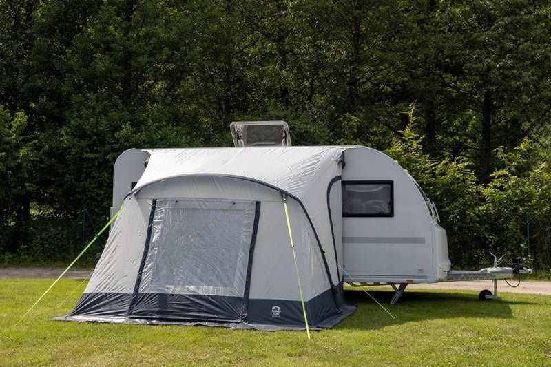 Cort pentru rulota partial cu structura pe aer ONE BEAM AIR 325