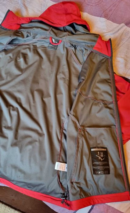 Geaca de dama softshell Adler/Malfini rezistenta la apa, rosie, M