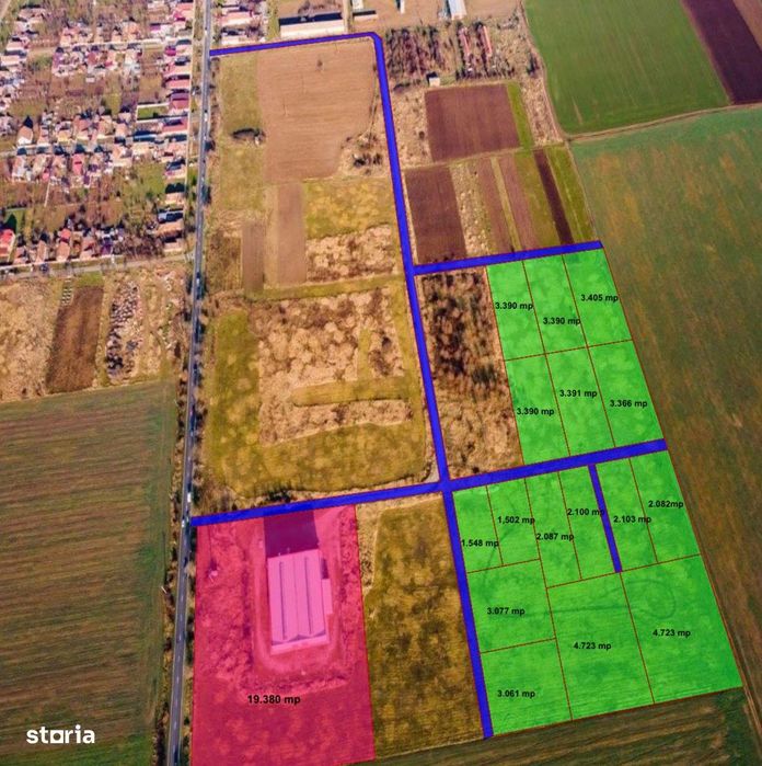 Terenuri de vanzare in Sagu in zona industriala