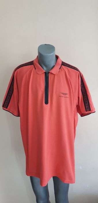 Hackett Aston Martin 3/4 Zip Pique Stretch Cotton  2XL - 3XL ОРИГИНАЛ!