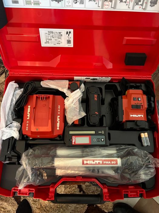 Nivela Laser HILTI PM 50MG-22 complet  , nou 2026
