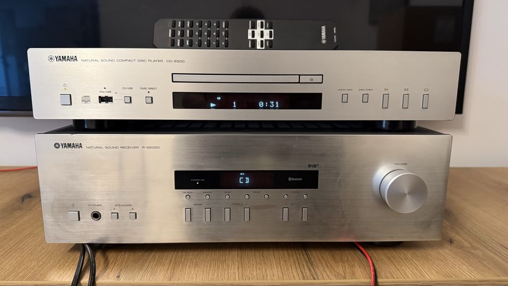 Amplificator Yamaha R-S202D + CD Player Yamaha CD-S300