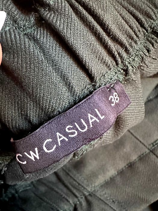 Есенно-зимен зелен панталон - S/M