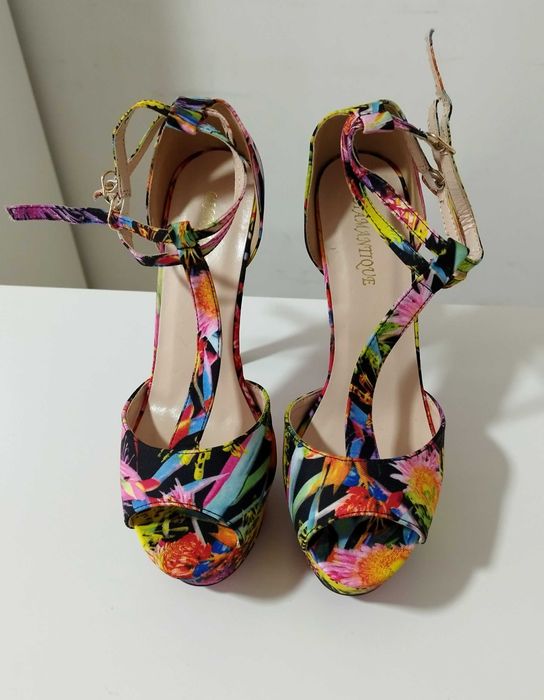 Sandale damă toc 15 cm