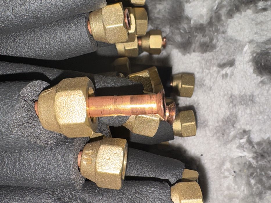 Развальцовка медных трубок