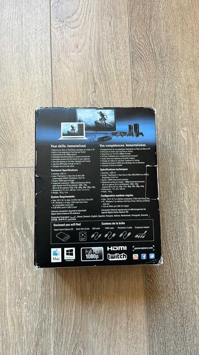 Elgato Game Capture Card HD, W/ Box + Cables гр. София Център • OLX.bg
