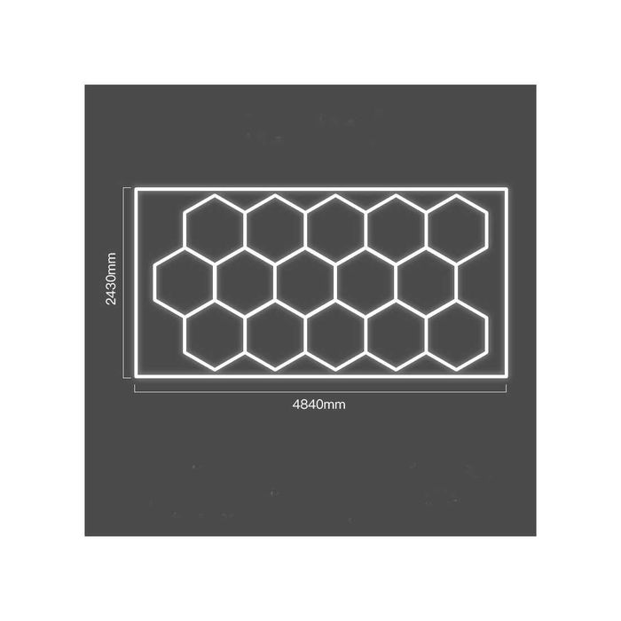 Set lumini LED HEXAGONALE Cod: ONE 2