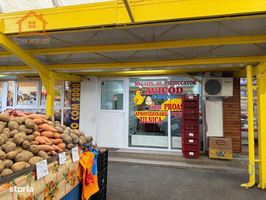 Spatiu comercial piata Tractorul,Avicod,actual magazin vanzare produse