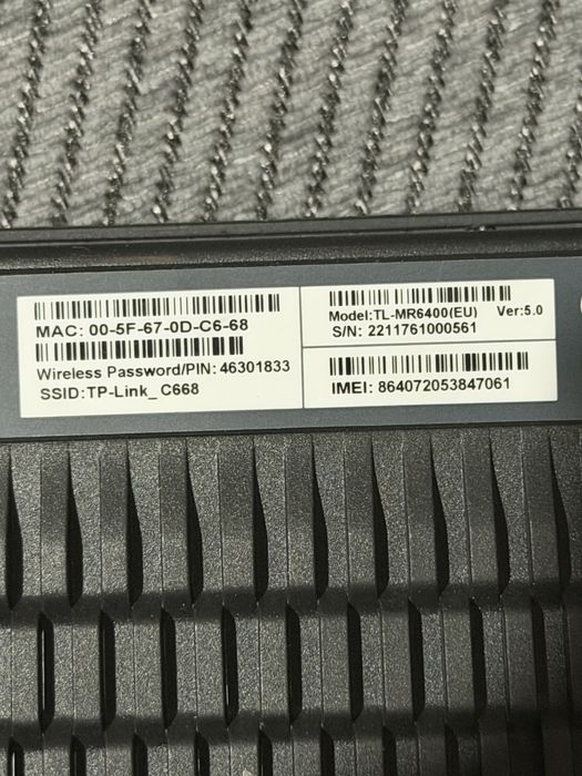 Продам модем роутер TL-MR6400 V5