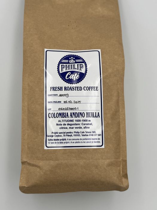 Cafea Columbia Andino Huilla single origine  1kg