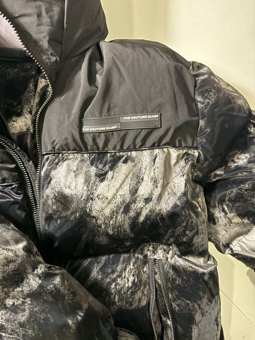 Geaca de puf Couture Club cu gluga