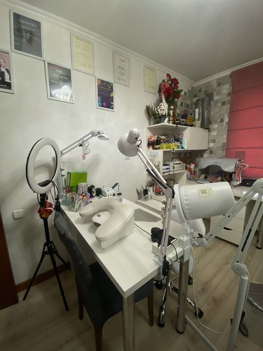 Наращивание ногтей, Укрепление гелем, маникюр