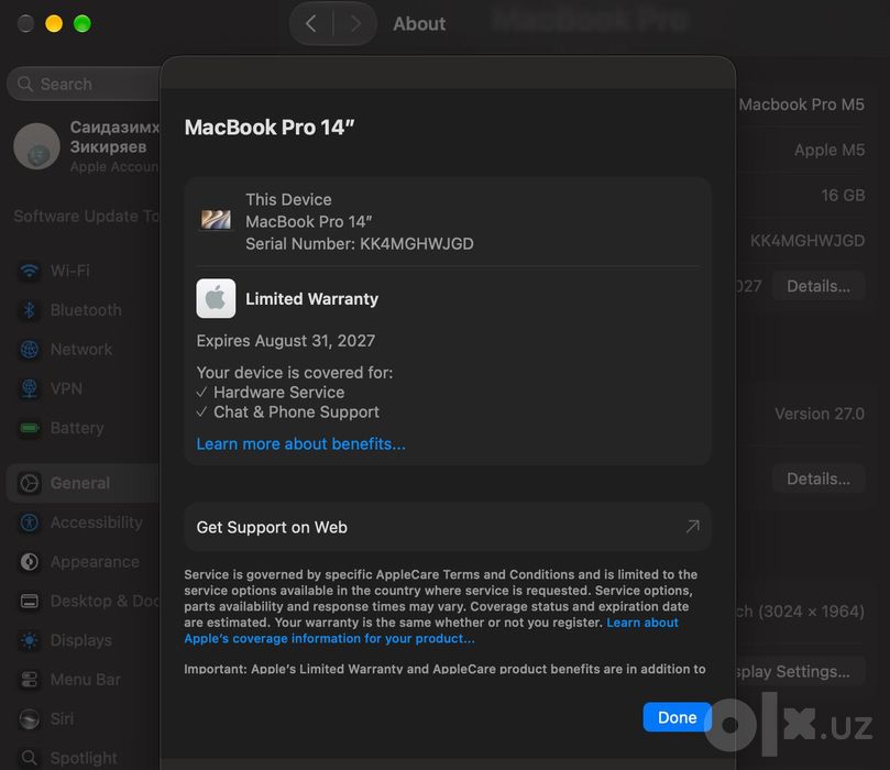 MacBook Pro M5 100%