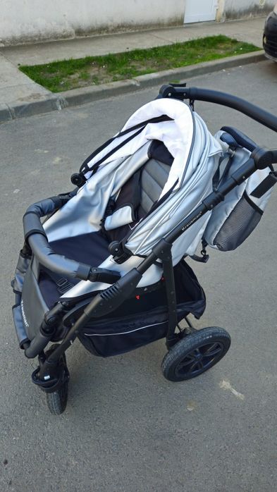 Vand căruț 3 in 1 Krausman Trend Pro Silver
