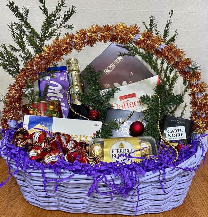 Корзины подарки боксы коробки