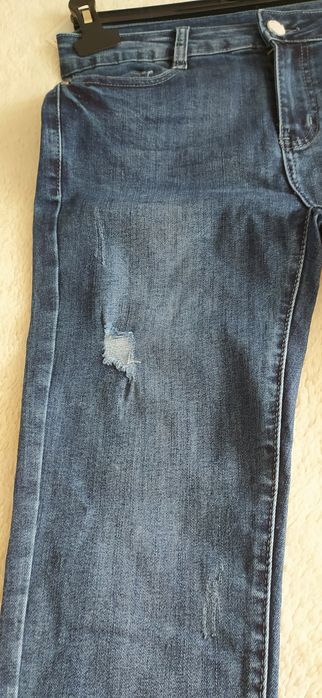 Blugi pentru fete, moderni, mărimea M, bleumarin