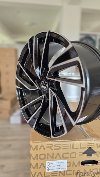 Jante Stil R-Line 18 5x112 Noi VW Golf 5 6 7 8 Passat B6 B7 B8 Tiguan Touran Arteon Skoda Octavia Superb Kodiaq Seat Leon Ateca Cupra Audi A3 Caddy