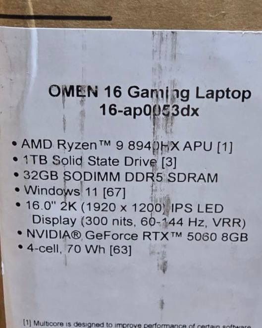Hp Omen 16 (USA)