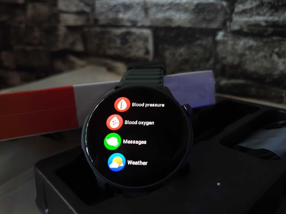 SmartWatch Zeblaze 3 Pro 1.43inch amoled, Apel/vorbit direct din ceas
