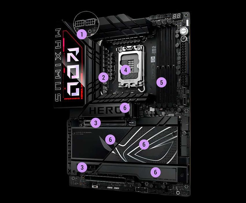 Материнская плата Asus ROG Maximus Z890 Hero