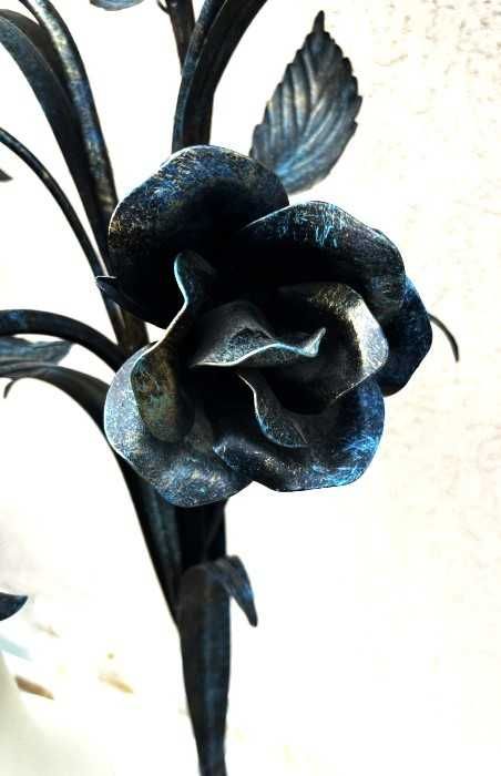 Superb set Art Nouveau Florentine Florence-candelabru-lampa podea-Italia