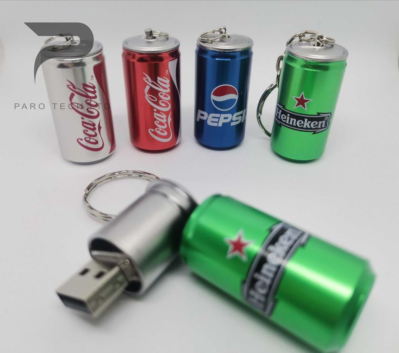 Флашка кенче - кока кола, пепси, хайнекен 32 GB