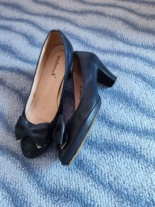 Туфли женские темно-синие