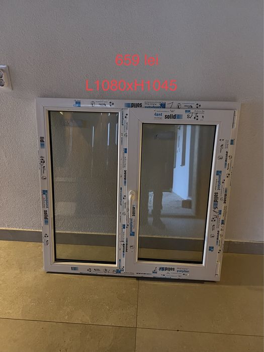 Tâmplărie PVC geam termopan