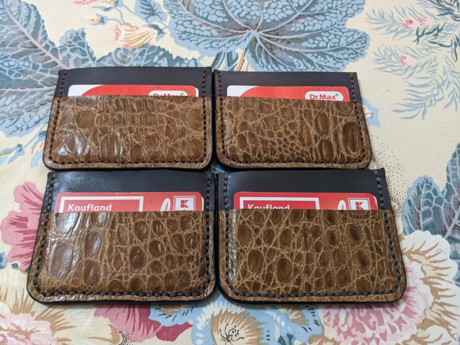 Port carduri Portofele Slim Hand Made Leather Goods