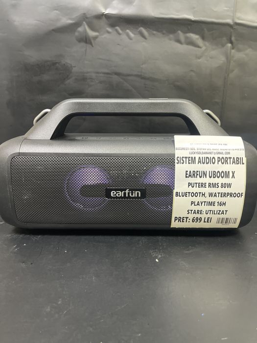 Boxa Portabila EarFun Uboom X FACTURA/GARANTIE #50283