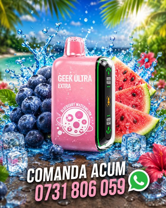 Vape geekbar 30k puffs arome intense fructe