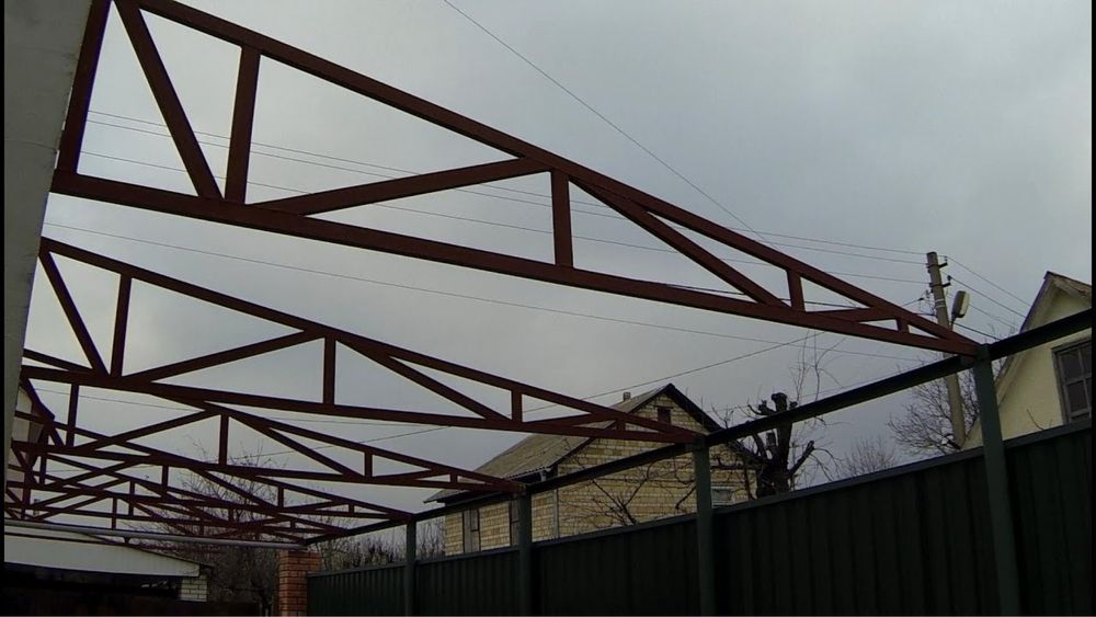 Навесы .фермы .обрешетка