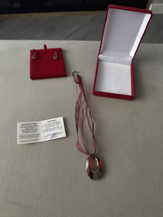 Swarovski crystals колие и обеци