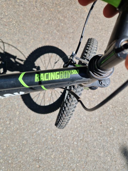 Bicicleta copii 20 inchi B-TWIN Racing Boy 500 racingboy verde dechatlon