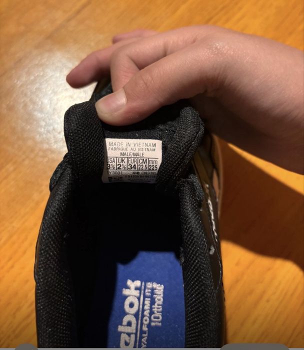 Кроссовки Reebok, 34 размер