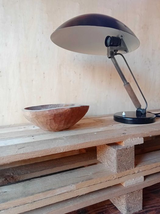 Ретро лампа Karl Trabert – Bauhaus / индустриален дизайн, Германия