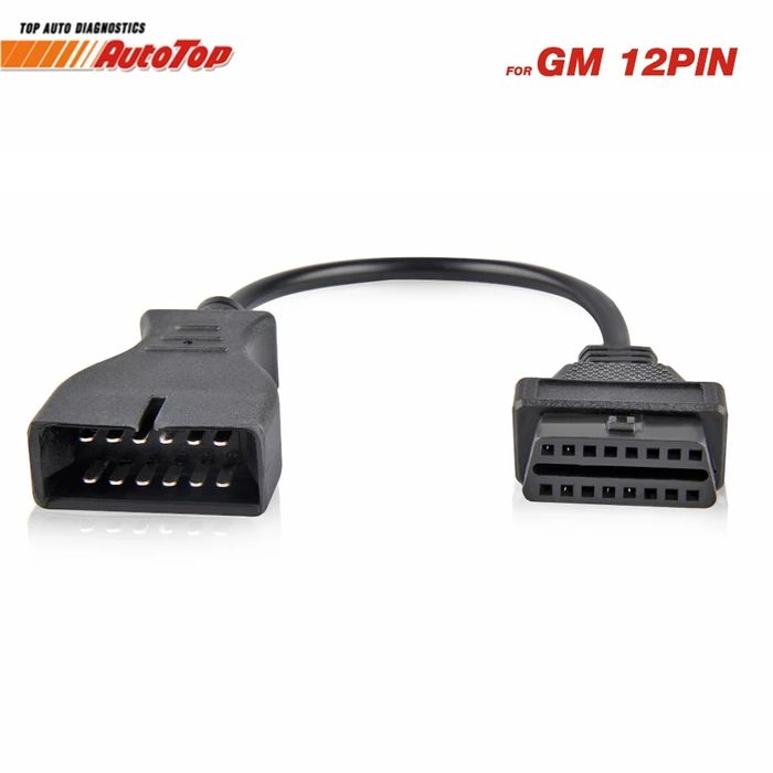 Перехідник GM12 12pin на OBD2 16pin для DAEWOO, LANOS, SENS, ВАЗ