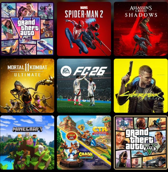 Большой выбор игр для PS4/PS5 | Новинки, хиты и гарантия | за 10 мин