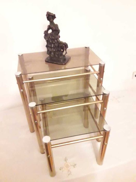 Set de trei masute decor