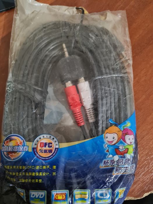 Кабель mini Jack-2RCA 10м