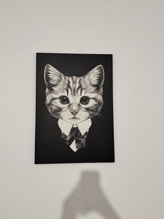 Tablou negru canvas