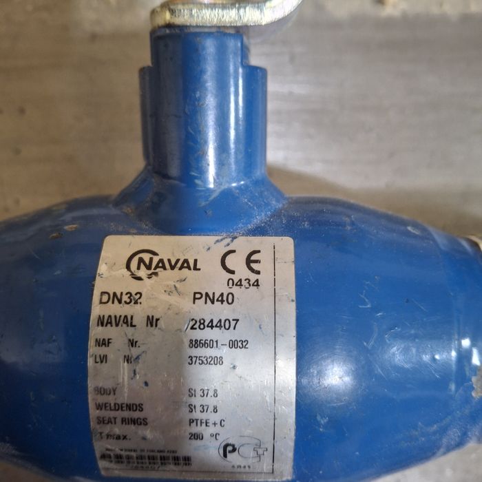 Кран шаровой под приварку NAVAL DN 32