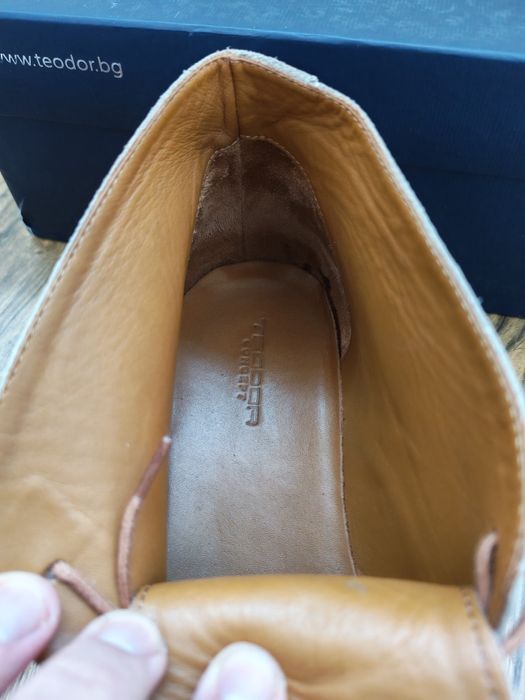 Мъжки велурени обувки от Teodor - 44 номер