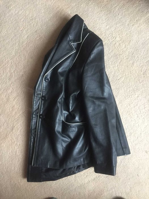 Женский кожаный пиджак р. 46 (L), производство Южная Корея