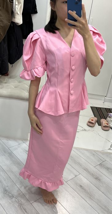 Двойка блузка,розовый