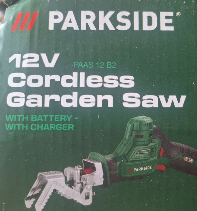 Parkside  храсторез 20В трион ножица  зарядно и батерия