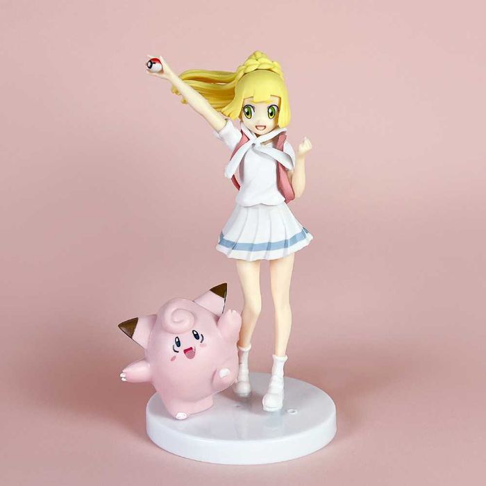 Figurina Anime Pokemon the Series: Sun & Moon - Lillie Clefairy Cleffa