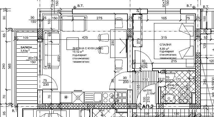 Продава се Двустаен апартамент в Варна, Виница - 54 кв.м за 1389 €/кв.м - Снимка #4